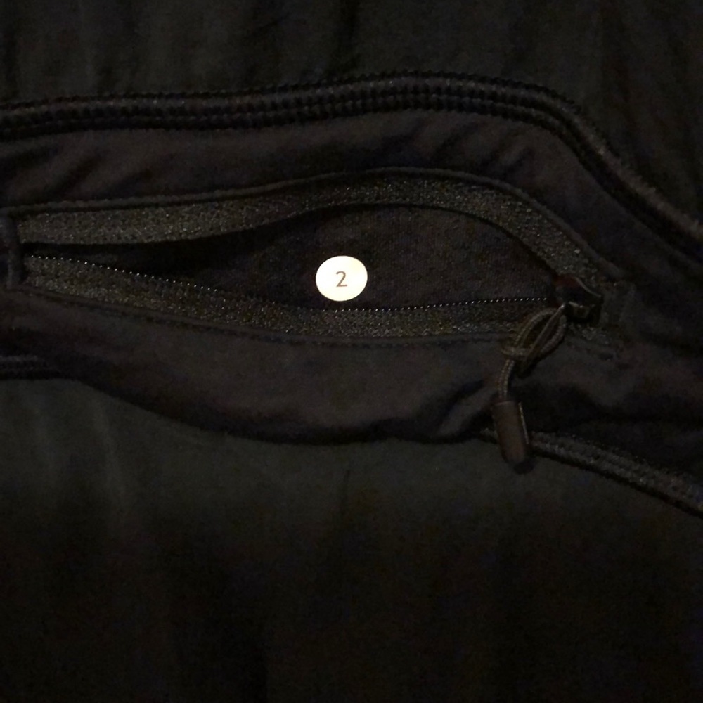 Lululemon Run For Your Money Black Romper, Size 2 - Picture 7 of 7